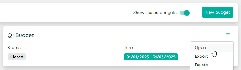 Open a closed budget.jpg