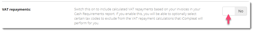 VAT repayments
