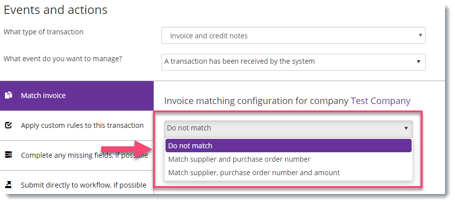 Matching statuses explained – iCompleat - Help Centre